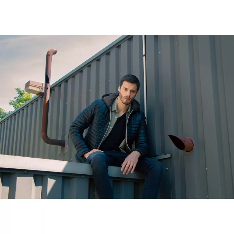 aurelien_noir__doudoune_en_cuir_veritable_2.webp OAKWOOD Aurelien Noir - Doudoune En Cuir Veritable Best