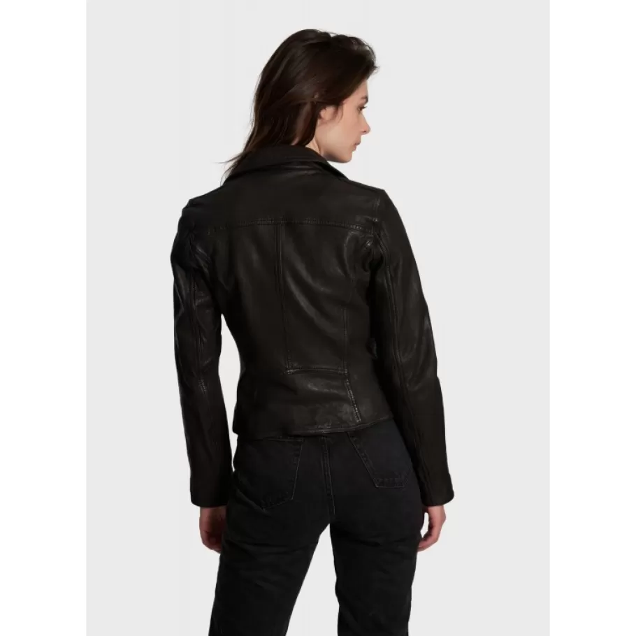 clips_noir__blouson_asymetrique_epure_en_cuir_veritable_2.webp OAKWOOD Clips Noir - Blouson Asymetrique Epure En Cuir Veritable Flash Sale