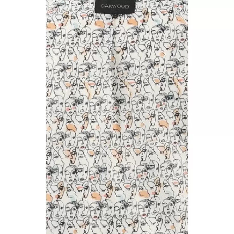 OAKWOOD Cyber Ivoire - Manteau Long En Fourrure Synthetique A Col Revers Online