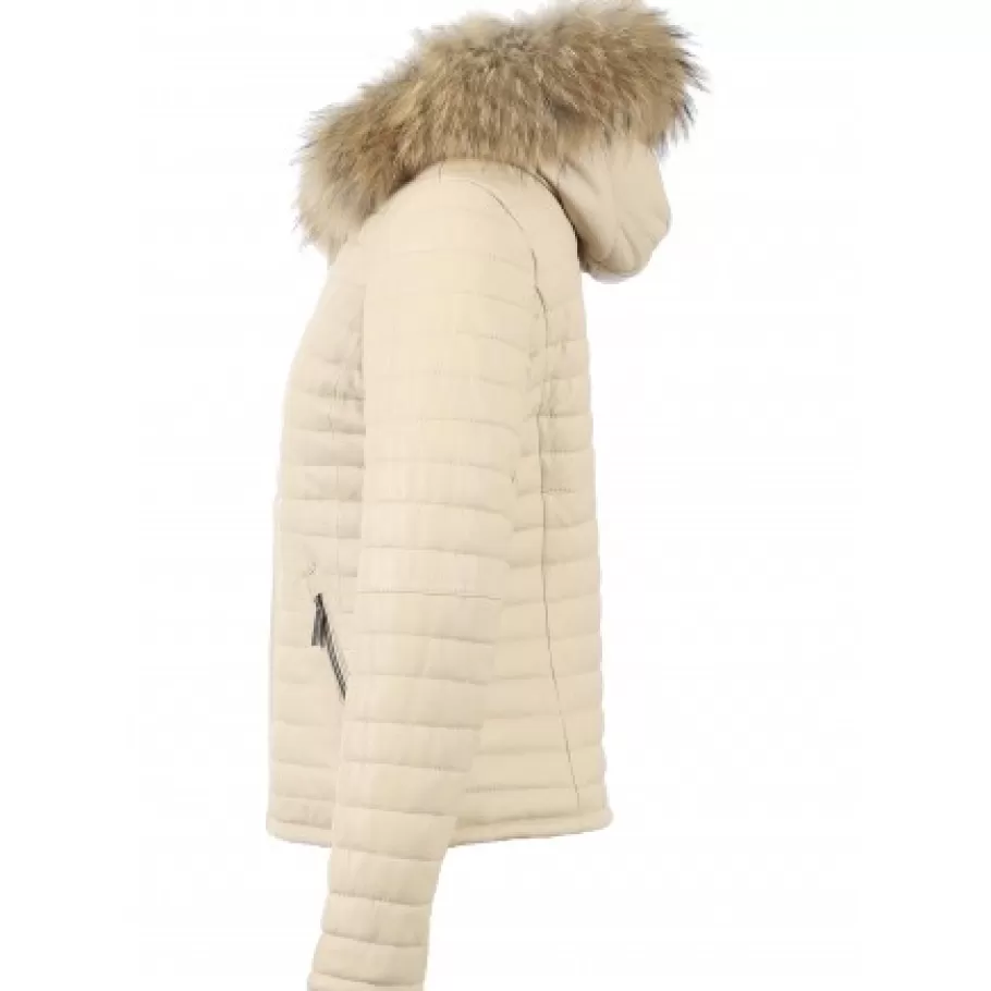 happy_coquille__doudoune_en_cuir_veritable_a_capuche__fourrure_2.webp OAKWOOD Happy Coquille - Doudoune En Cuir Veritable A Capuche & Fourrure Cheap