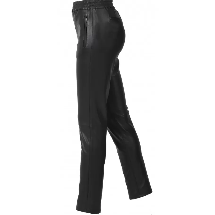 ivana_noir__pantalon_legging_stretch_en_cuir_veritable_2.webp OAKWOOD Ivana Noir - Pantalon Legging Stretch En Cuir Veritable Flash Sale