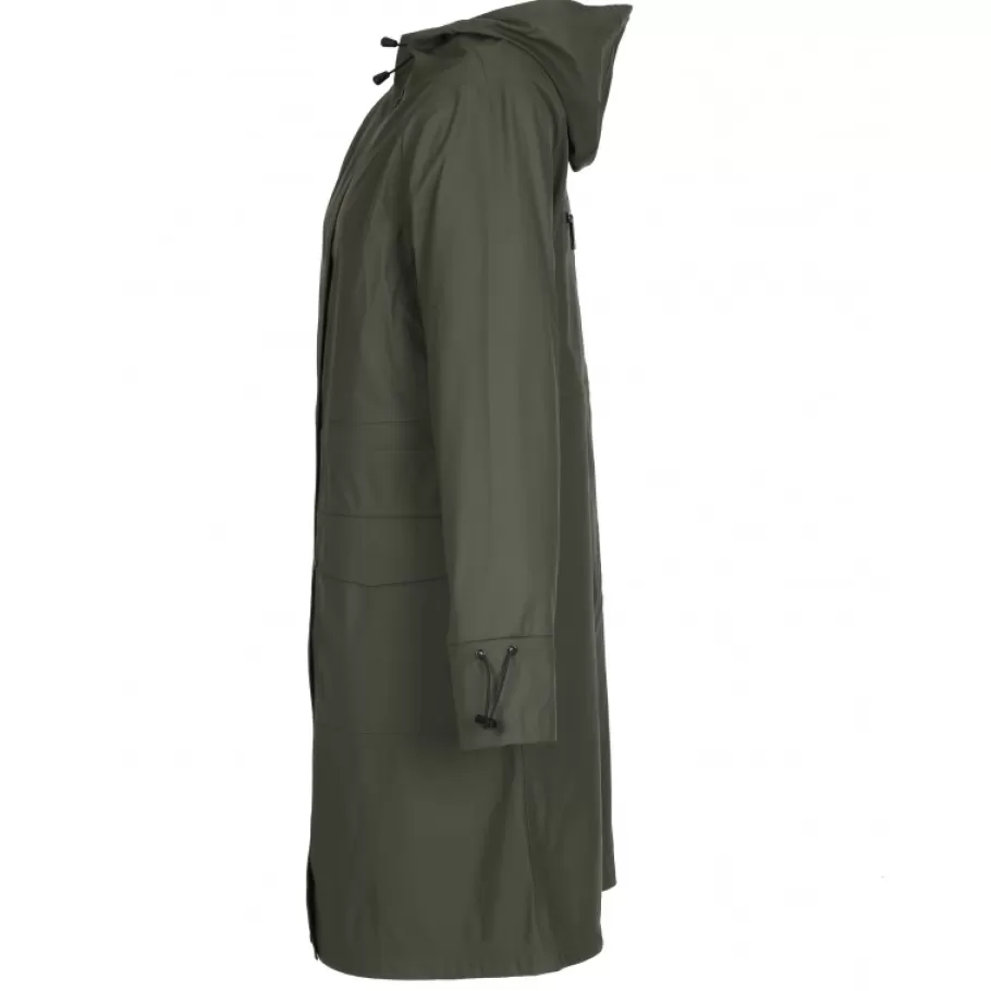 mistral_kaki__manteau_impermable_en_polyester_2.webp OAKWOOD Mistral Kaki - Manteau Imperméable En Polyester Cheap