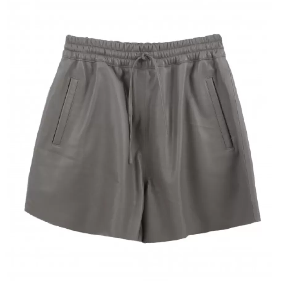 OAKWOOD Pick Mastic - Short Taille Elastique En Cuir Veritable Store