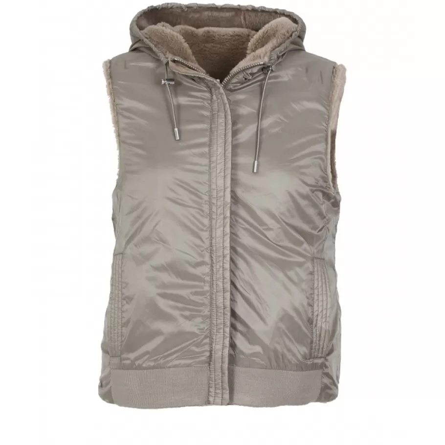 smiley_taupe__gilet_sans_manche_en_fausse_fourrure_100_laine__nylon_2.webp OAKWOOD Smiley Taupe - Gilet Sans Manche En Fausse Fourrure 100% Laine / Nylon Hot