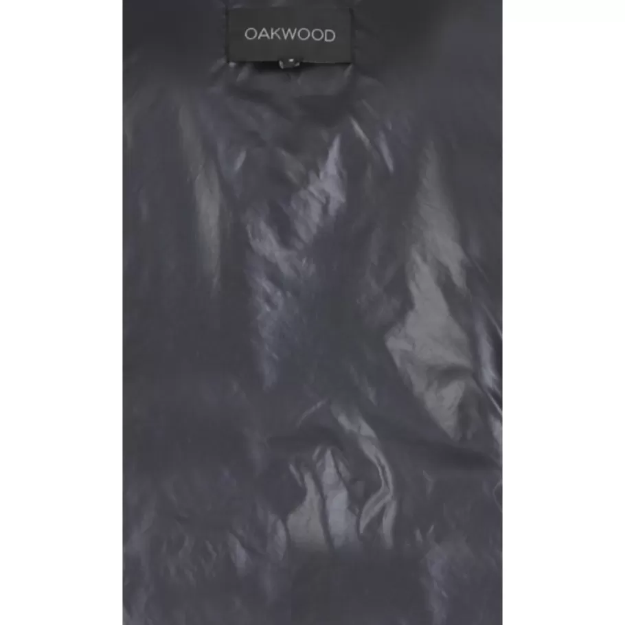 OAKWOOD Soprano Noir - Gilet Sans Manche En Fausse Fourrure 100% Laine / Nylon Matelasse Sale
