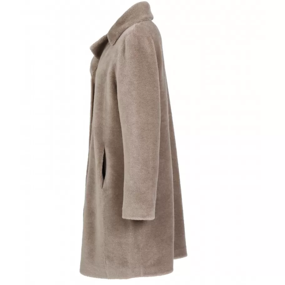 venus_taupe__manteau_reversible_en_laine_2.webp OAKWOOD Venus Taupe - Manteau Reversible En Laine Flash Sale