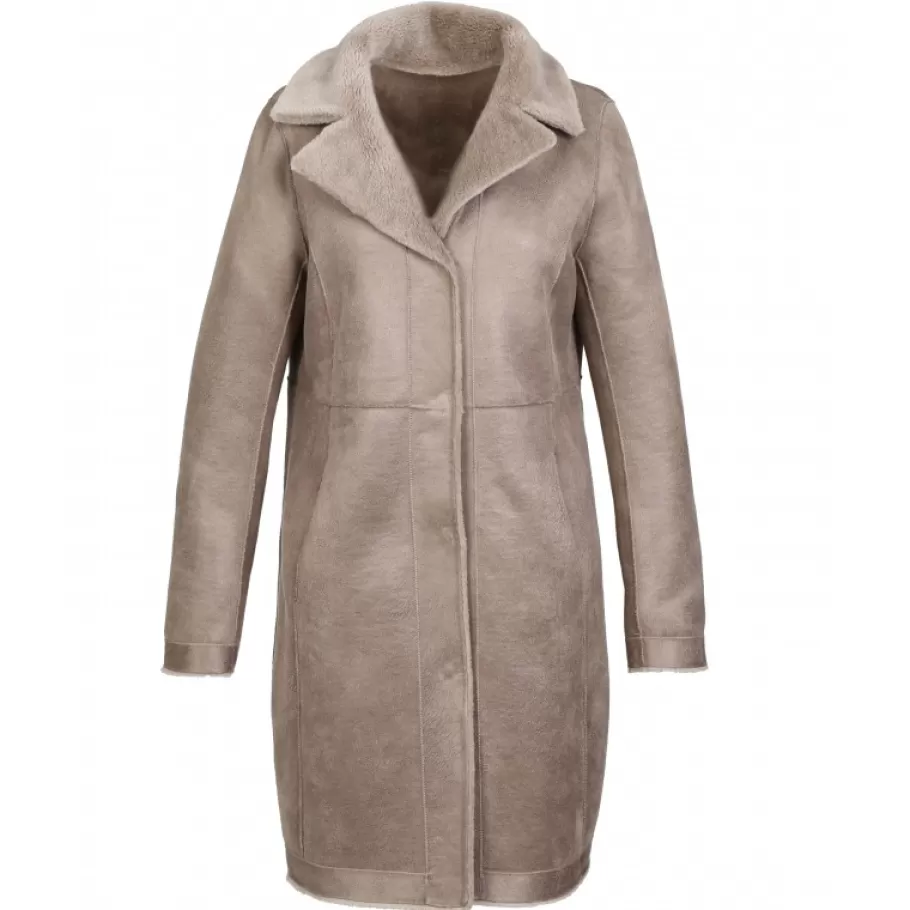 venus_taupe__manteau_reversible_en_laine_3.webp OAKWOOD Venus Taupe - Manteau Reversible En Laine Flash Sale