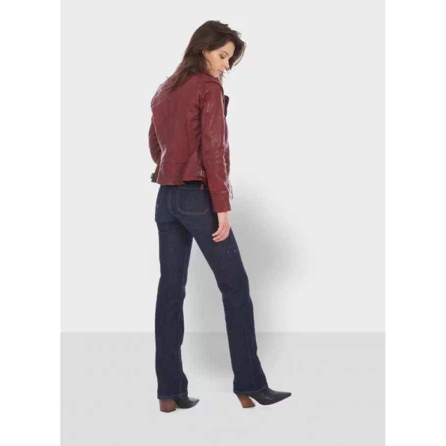 video_feu__blouson_en_cuir_veritable_effet_lave_3.webp OAKWOOD Video Feu - Blouson En Cuir Veritable Effet Lave Best