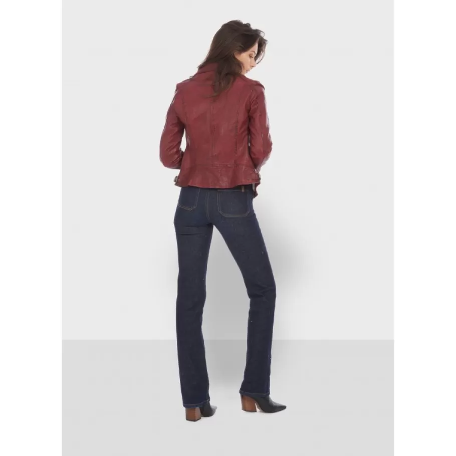 video_feu__blouson_en_cuir_veritable_effet_lave_4.webp OAKWOOD Video Feu - Blouson En Cuir Veritable Effet Lave Best